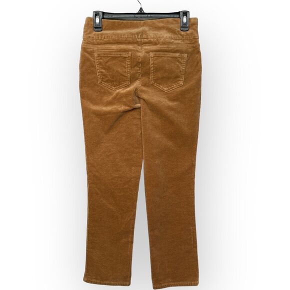 D&Co. Regular Smooth Waist Stretch Corduroy Pull On Pants Women Size 2P Brown - Picture 6 of 12